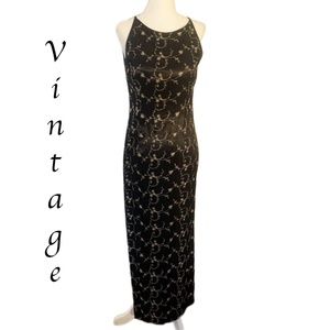 Vintage Jessica Mclintock floral gown